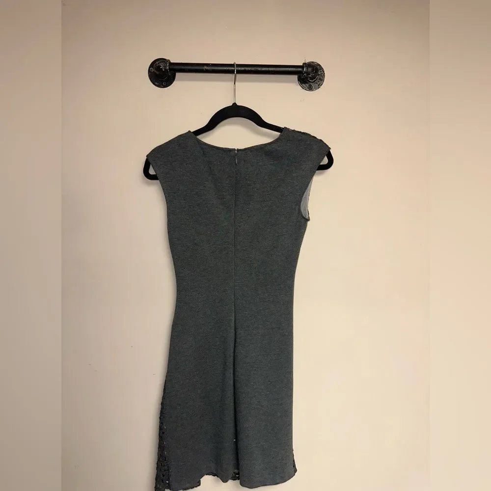 Boston Proper Grey Cocktail Dress - Picture 7 of 9